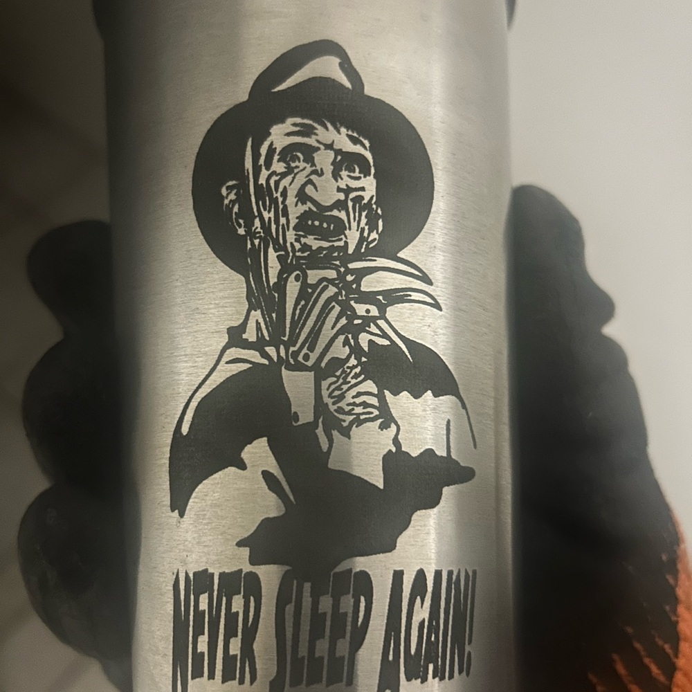 Stainless Steel Horror-Themed Freddy Krueger Tumbler